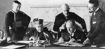 Firma del Tratado de Letran